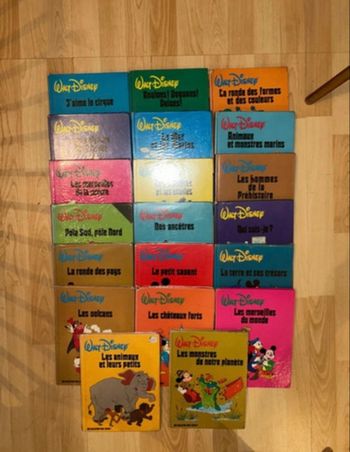 Lot 20 livres Walt Disney Jouons à apprendre