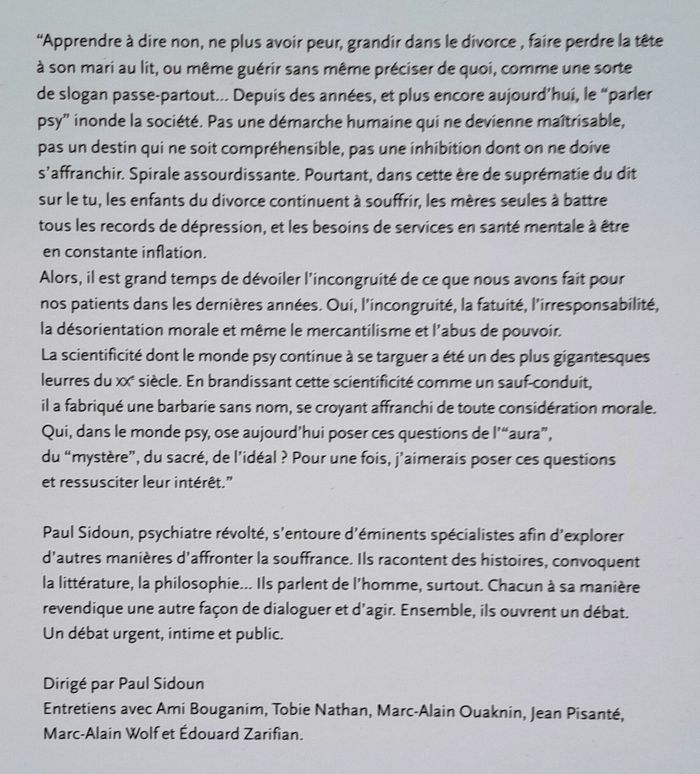 Guérir.. mais de quoi ? les psys face au doute - Paul Sidoun - photo numéro 3