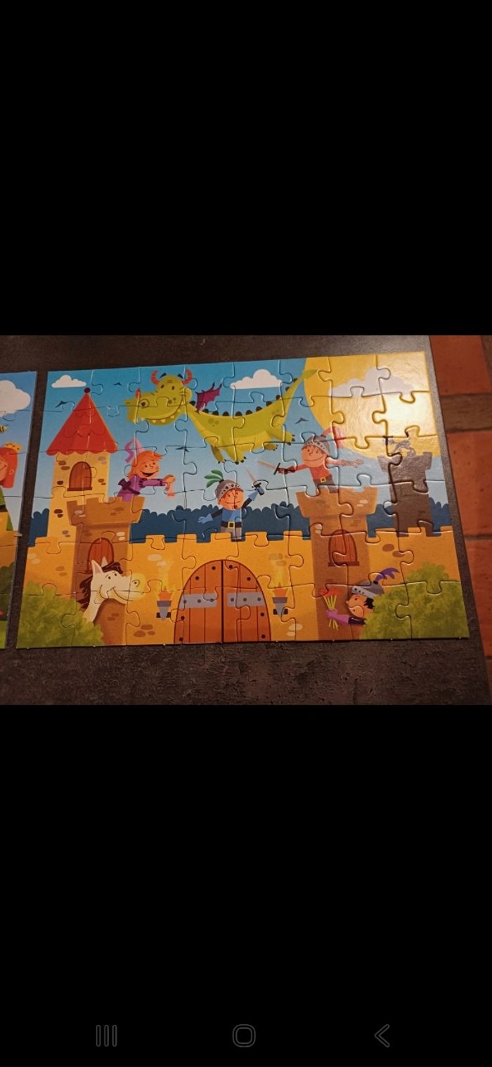 2 puzzles de chevaliers - photo numéro 6