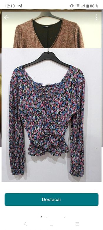 Top mujer talla XL (Mango)