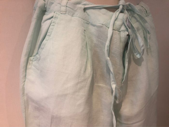 Pantalon d’été en lin et coton tissia taille 38 - photo numéro 20
