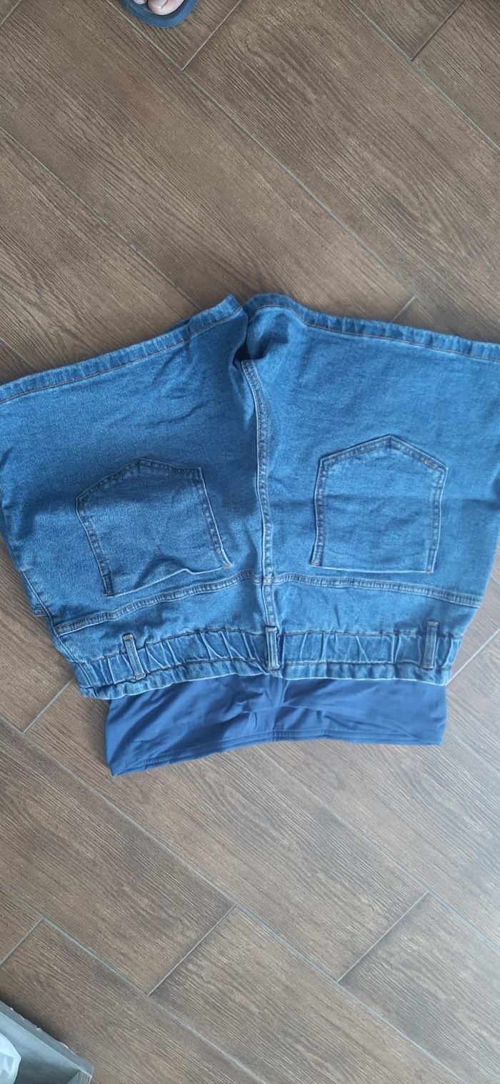 Short en  jeans grossesse - photo numéro 2