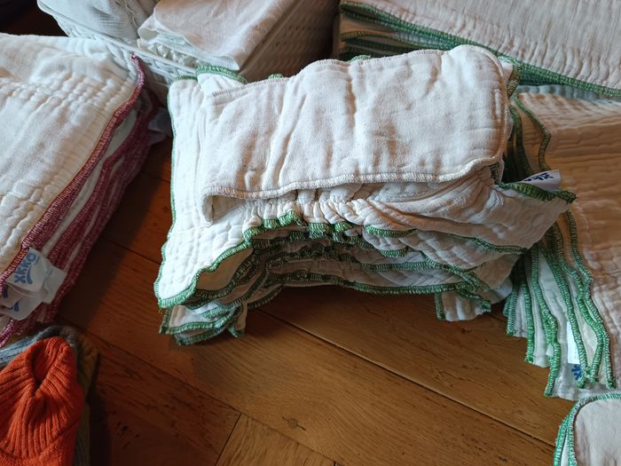 Lot 12-24mois couches lavables coton & laine BIO - photo numéro 5