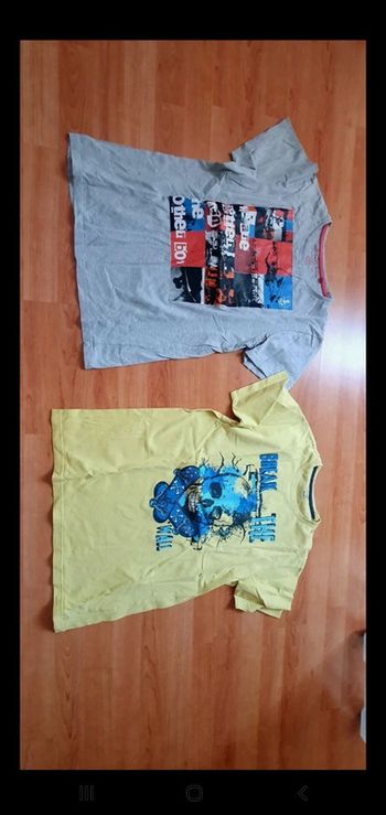 Lot de 2 Tee-shirts imprimés taille 16ans ou s