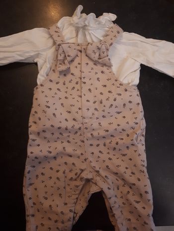 Ensemble Salopette chemise Verbaudet