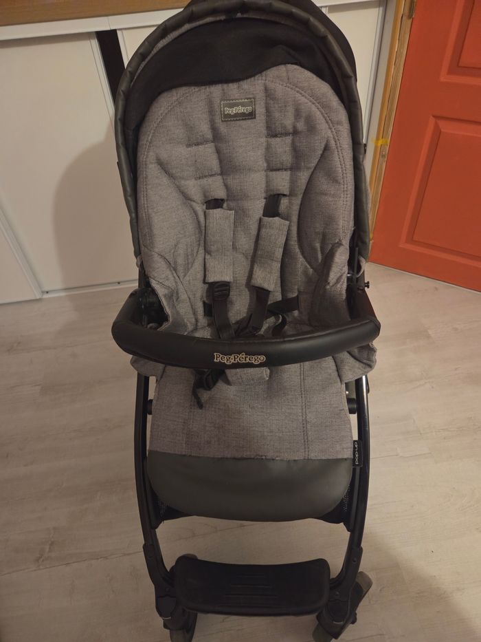 Poussette pack trio peg perego + 2 bases voitures pour le cosy - photo numéro 7