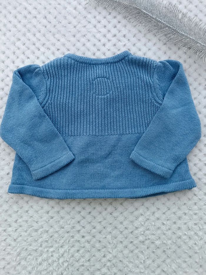 🔸Gilet Fille Sergent Major Bleu 3 Mois🔸 - photo numéro 12