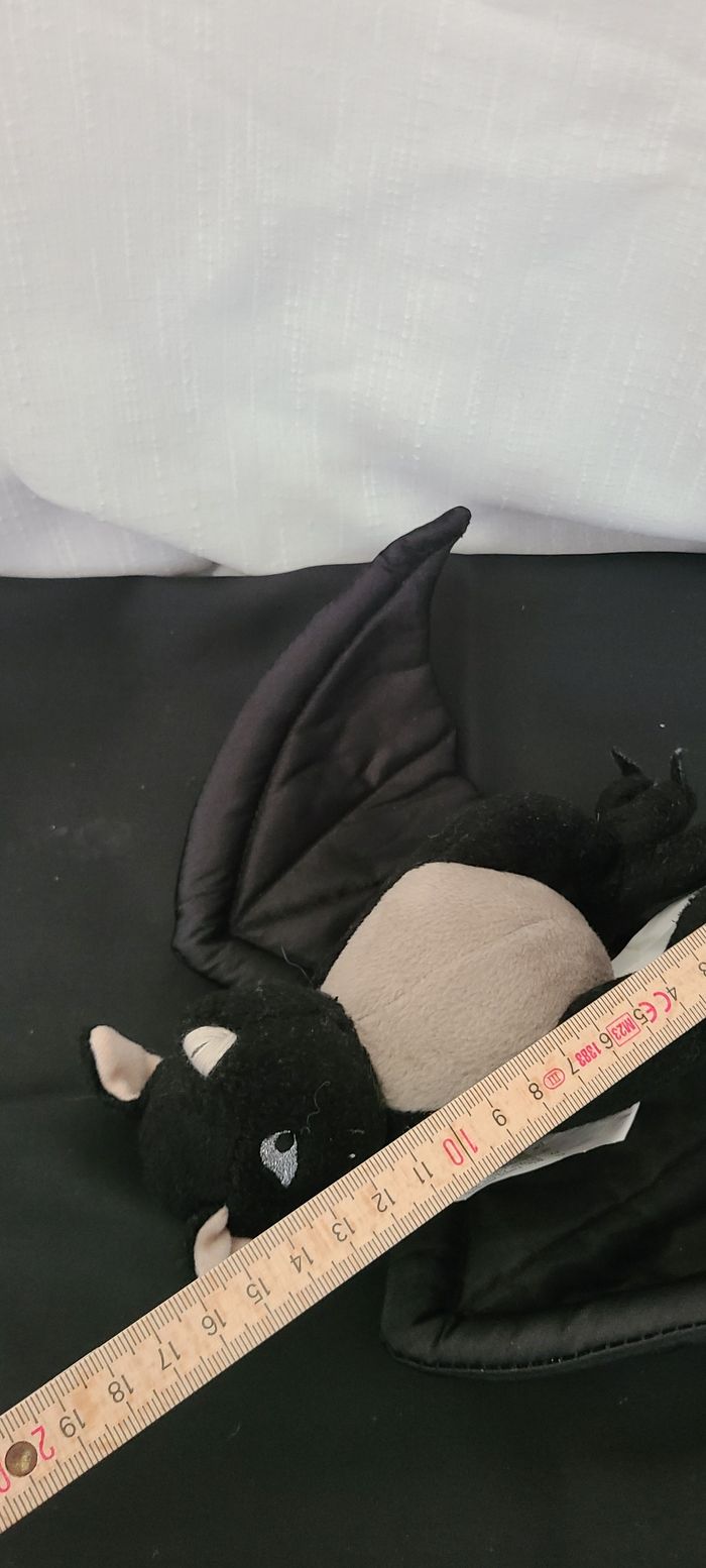Peluche Spooky chauve souris IKEA Kryp noir Halloween 17 cm - photo numéro 4