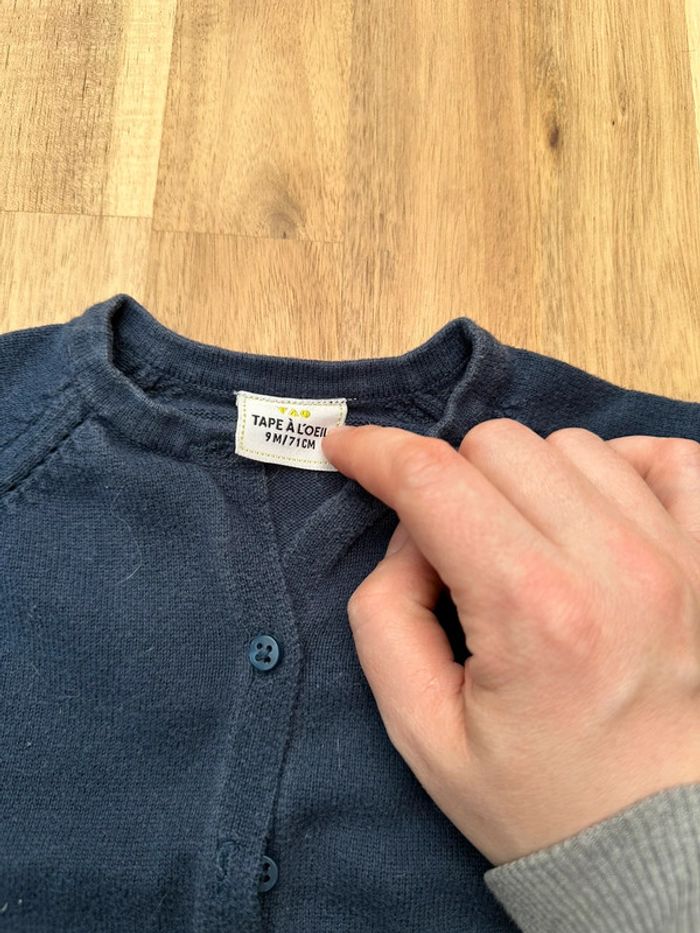 Gilet bleu - photo numéro 2