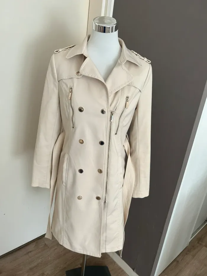Morgan Trench-coat crème beige écru femme, taille 40 - photo numéro 10
