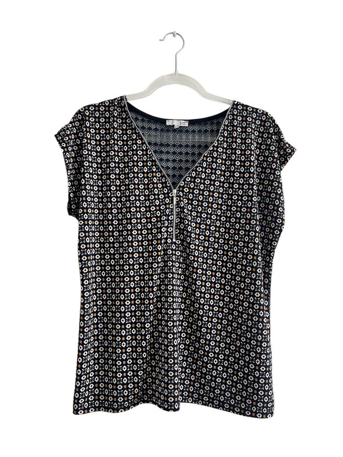 Blouse manches courtes La Halle femme taille L (40)