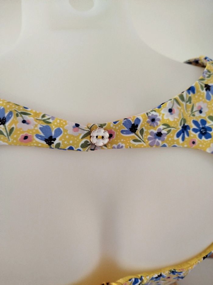 #robe#jaune#motif fleuri - photo numéro 3