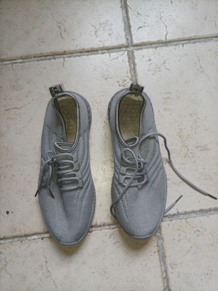 Baskets basses homme gris - photo numéro 2