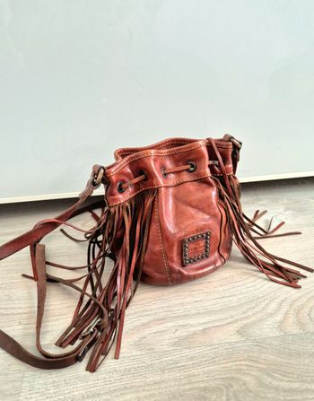 Sac vintage en cuir compomaggii