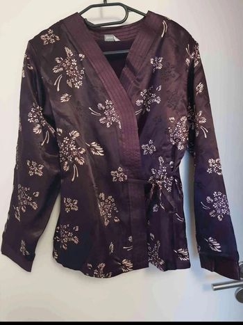 Kimono  satiné  doublé polaire taille 34 36