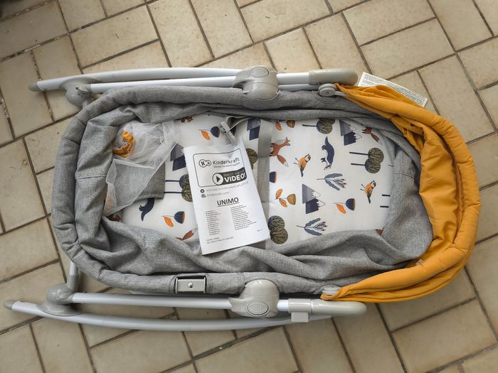 Kinderkraft UNIMO 5 en 1 Forest Yellow – Transat / Berceau bébé - photo numéro 4