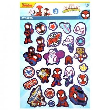 SPIDERMAN - Stickers 6 planches Spidey Amazing Friends