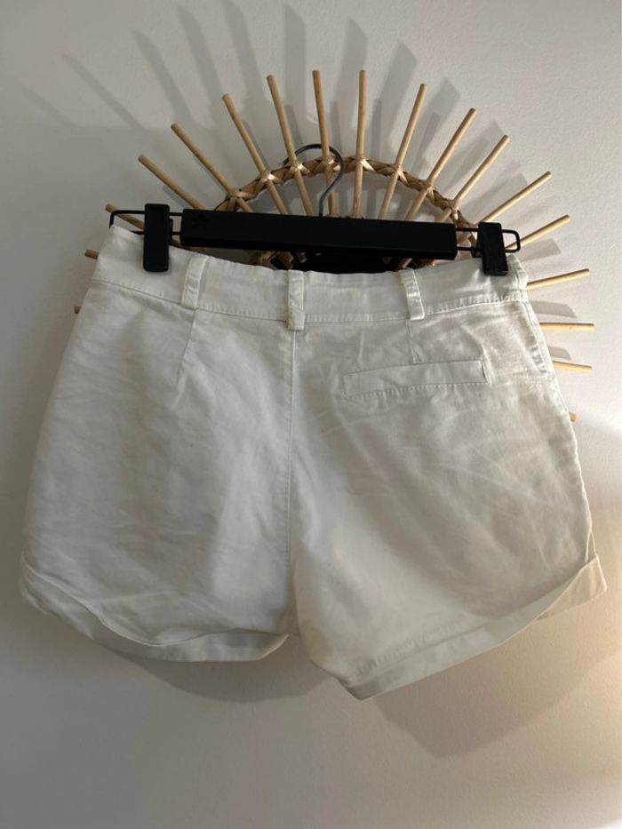 Short blanc en coton - photo numéro 5