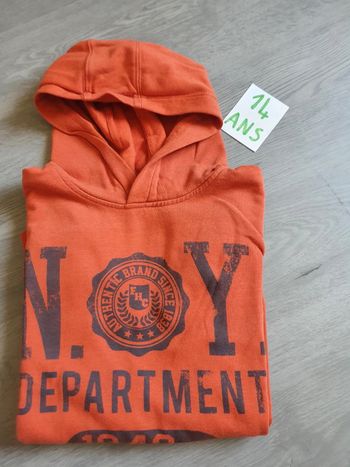 Pull avec Capuche 14ans garçon