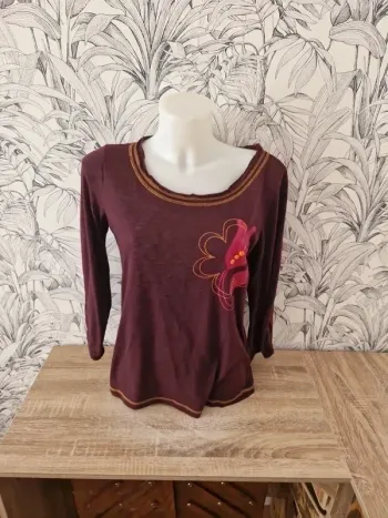 Blouse fantaisie manches 3/4 Coline taille 42