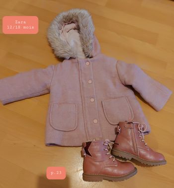 Manteau 12/18 m et bottes p.23