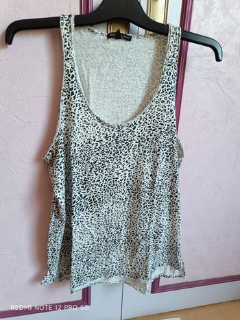 Haut noir - blanc Mango en T.L