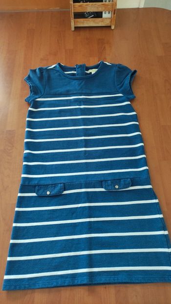 Robe courte à rayures taille 10 ans Verbaudet