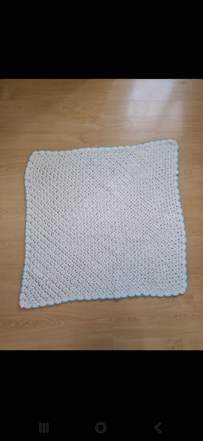Ensemble couverture doudou et ourson en laine - photo numéro 8