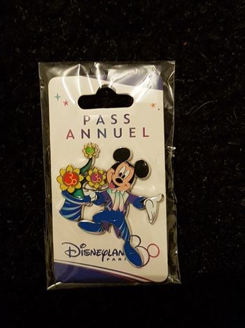 Pin's passe annuel Disneyland Paris Mickey 30 ans