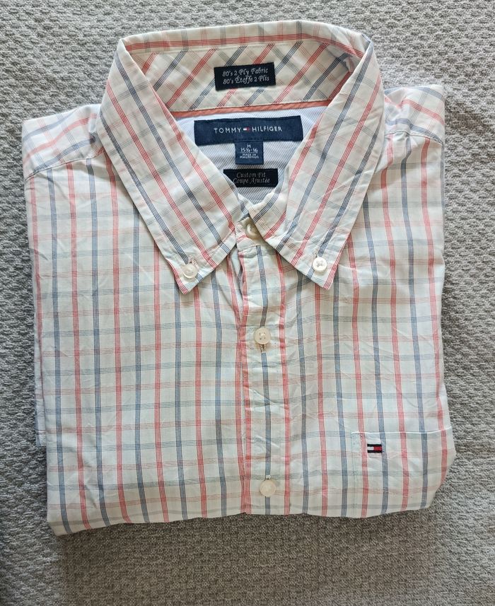 Chemise à carreaux TOMMY HILFIGER M - photo numéro 5