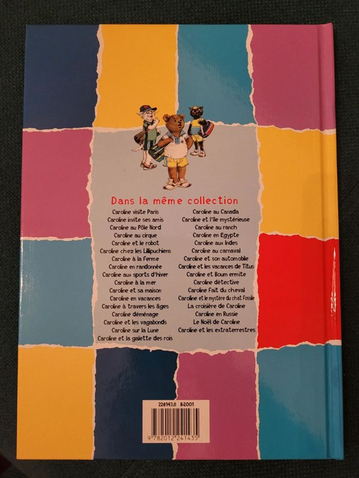 Livre rare Caroline au Stade Pierre Probst Hachette Jeunesse Album collection multicolore couleurs - photo numéro 2