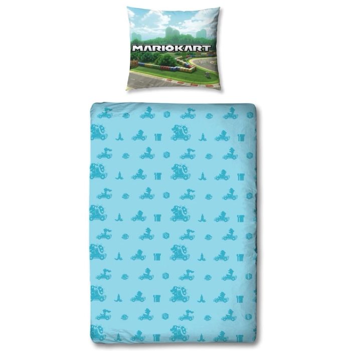 Housse de couette + Taie MARIO KART - NINTENDO - NEUF - photo numéro 2