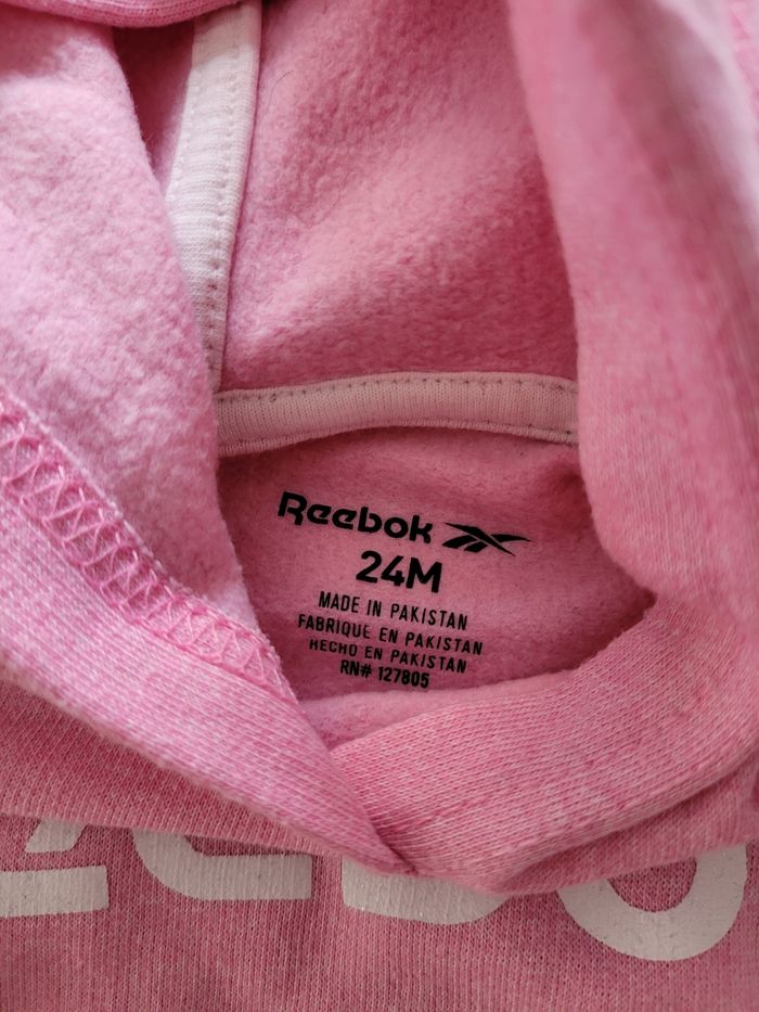Sweat Reebok fille 24 mois - photo numéro 3