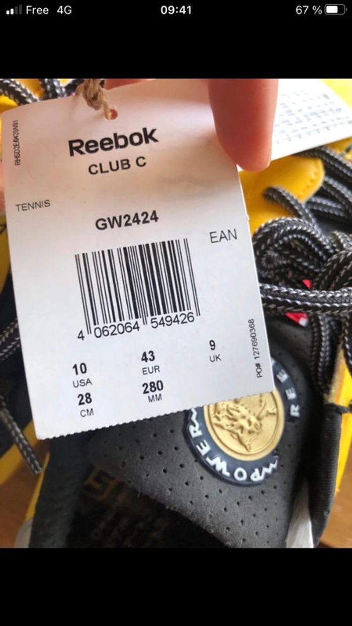 Reebok c power rangers edition limitée - photo numéro 6