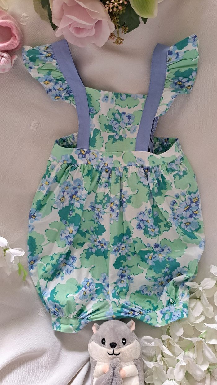 Combi short d'été à fleurs - photo numéro 4
