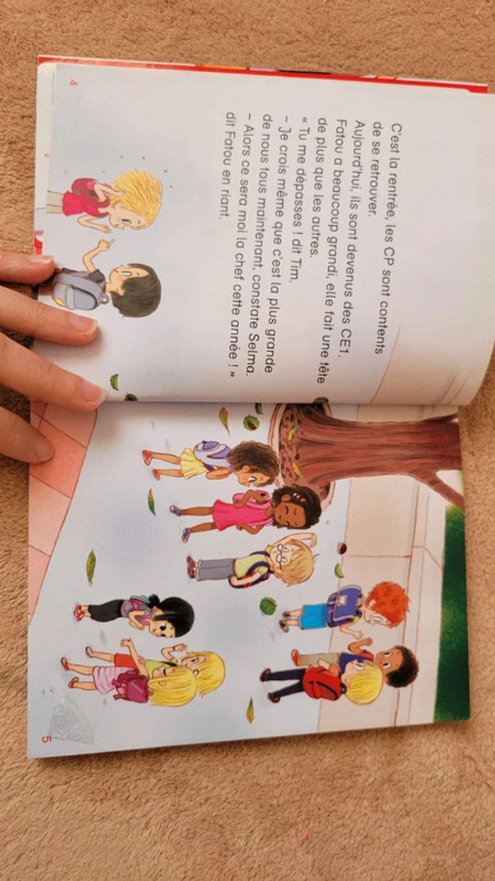 Livre Je suis en CE1, Premier jour de classe, premières lectures, dès 7 ans. - photo numéro 4
