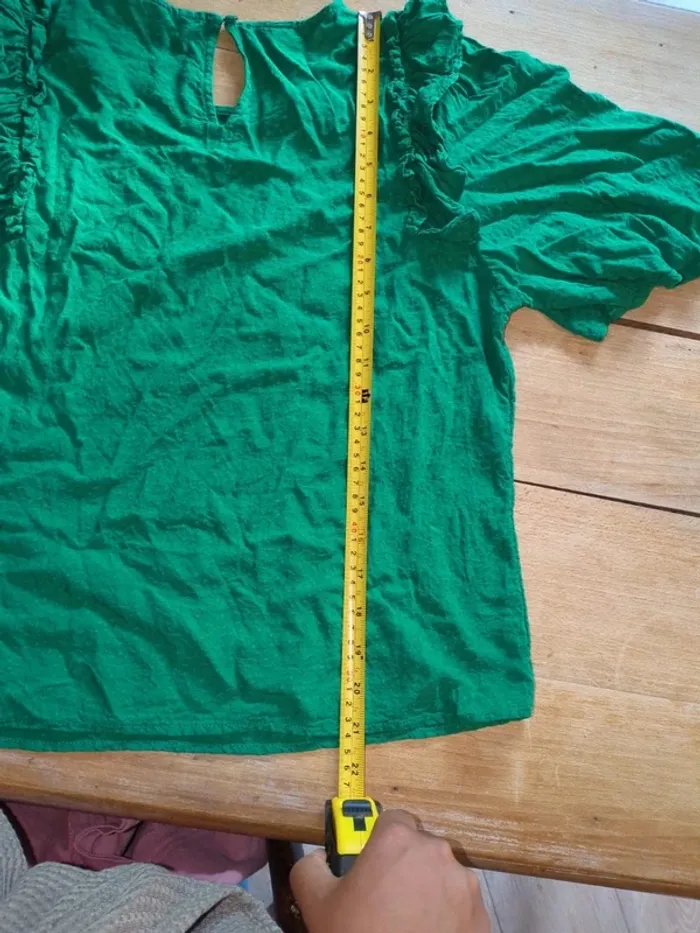 Blouse verte - photo numéro 8