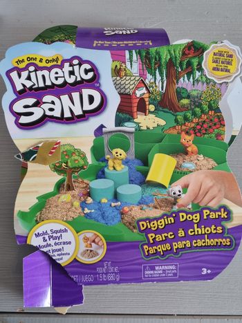 Kinetic Sand neuf complet sable magique parc à chiots