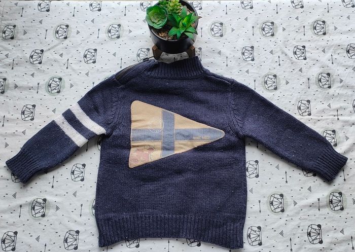 Gros pull IKKS taille 24 mois/2 ans - photo numéro 3