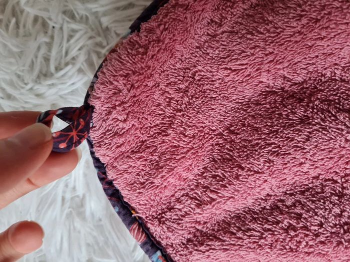 Cape de bain bébé + bavoir Carré blanc - photo numéro 4