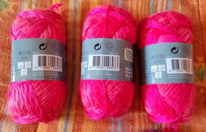 Lot de pelotes Zeeman à sequins - photo numéro 3