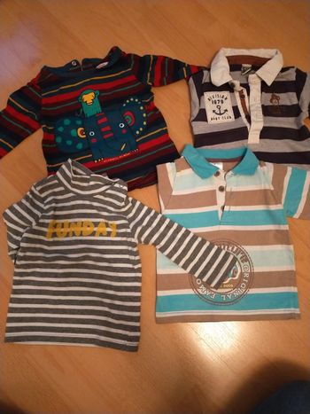 Lot tee shirt manches longues
