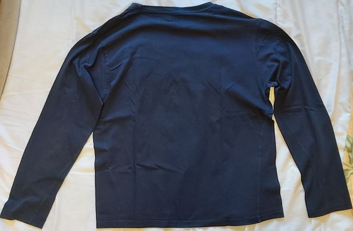 Haut de pyjama bleu marine original Taille M - photo numéro 3