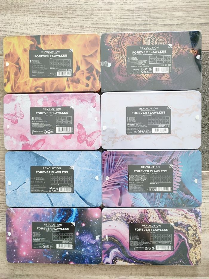 Lot de 8 palettes de fards à paupières - photo numéro 2
