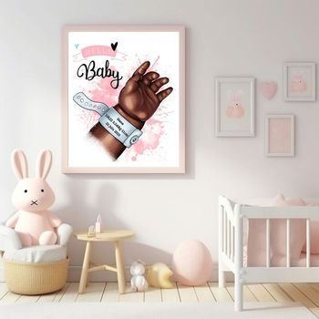 affiche naissance personnalisé