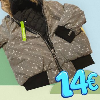 Parka Vertbaudet neuve réversible taille une 4 ans et une 2ans