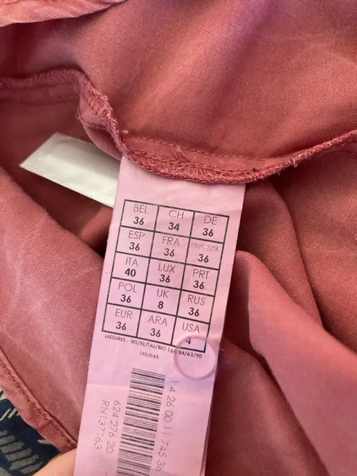 Chemise promod rose 36 - photo numéro 4