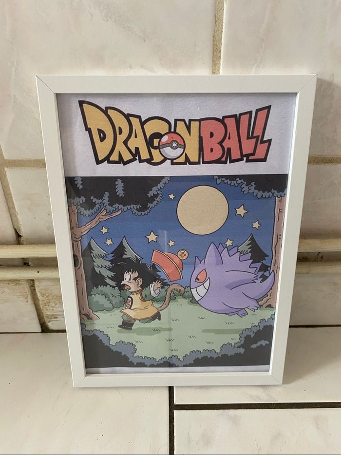 Cadre dragon ball pokemon