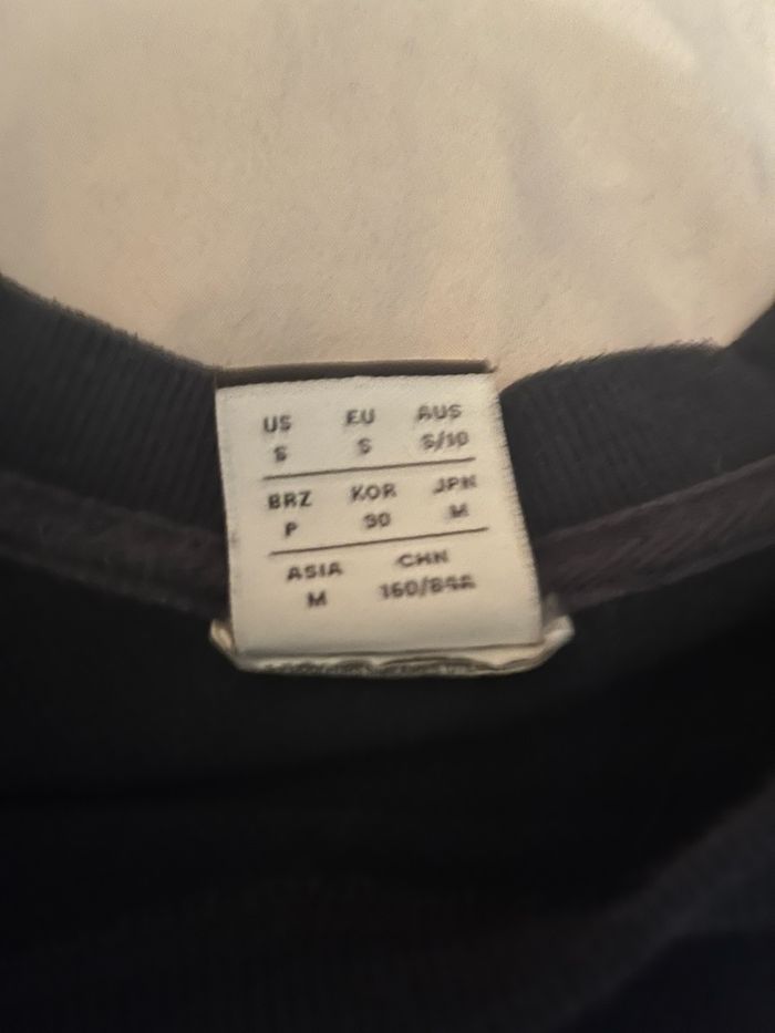 Sweat New Balance noir logo blanc - Taille S femme - photo numéro 2