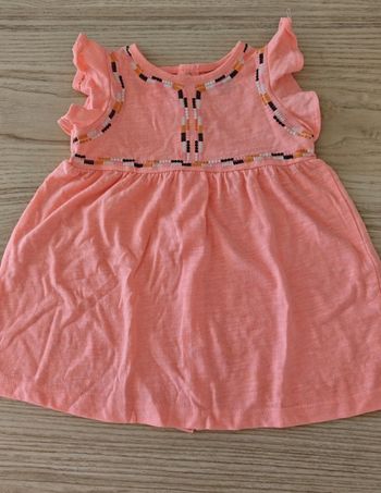 Robe rose fluo 6m